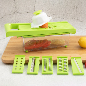 Pelador <span class=keywords><strong>de</strong></span> Verduras/Melón Multifuncional <span class=keywords><strong>de</strong></span> <span class=keywords><strong>Acero</strong></span> <span class=keywords><strong>Inoxidable</strong></span> <span class=keywords><strong>de</strong></span> 16 <span class=keywords><strong>Piezas</strong></span> con Caja <span class=keywords><strong>de</strong></span> Almacenamiento, Rebanador y Rallador <span class=keywords><strong>de</strong></span> Patatas para <span class=keywords><strong>Cocina</strong></span> - Product Image 4