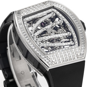 Montre de luxe pour homme Diamond Four Claw Tourbillon <span class=keywords><strong>Auto</strong></span> 59-01 en carbone NTPT avec bracelet noir, montre de gala, montre d'affaires - Product Image 2