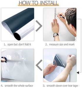 Adesivo per lavagna magnetica arrotolabile autoadesivo a secco morbido per parete - Product Image 6