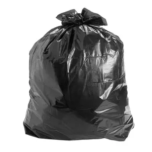 55 galão preto bin forros fornecedor forte grandes sacos de lixo reciclados preto pesados pode forros