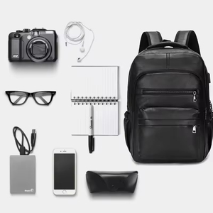 Sac à dos de voyage pour hommes d'affaires, grande capacité, imperméable, avec port USB, pour l'école et l'ordinateur portable, vente en gros sur mesure - Product Image 4