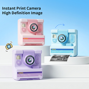 Noel Hediyesi D7 Çocuklar İçin Anında Baskı Yapan Kamera, CMOS Sensörlü, MicroSD Destekli, Plastik Gövdeli, 2.4 İnç Şarj Edilebilir Termal Fotoğraf Kağıdı - Product Image 1