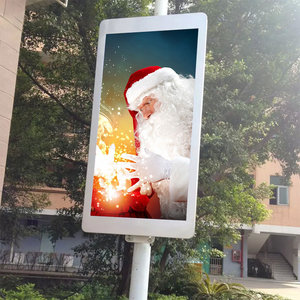 P6 Màn hình LED hiển thị trên không thấm nước ánh sáng đường phố cực quảng cáo ngoài trời với 6 mét Pixel pitch Áp phích kỹ thuật số chức năng và SDK - Product Image 1