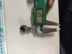 Manguera de soldadura banjo, con diámetro de 12mm y para soldar a un tubo de 6mm - Product Image 3