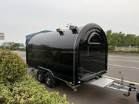 Camion de restauration rapide en fibre de verre de taille personnalisée Équipement de cuisine mobile pour une utilisation en cave pour servir des tacos et d'autres plats