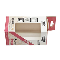 Boîte en carton personnalisée écologique pour ampoules LED recyclées avec pelliculage mat et rabats pour petites entreprises