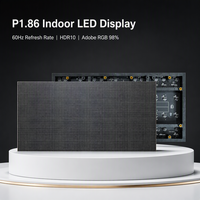 Module d'affichage LED couleur pleine P1.86 pour intérieur, panneau mural vidéo modulaire 3840 pour la publicité