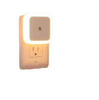 Mini veilleuse LED ABS applique murale crépuscule aube capteur enfichable 110V 220V pour la maison EU/US chambres couloirs couloirs salon