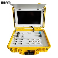 Système CCTV SEAM Diver - Caméra sous-marine pour deux plongeurs, surveillance haute définition, écran 15 pouces, résistance à la pression de 200 m