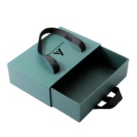 Boîte à bijoux carrée personnalisée avec impression numérique recyclable, en matériaux recyclés et doublure en éponge pour emballage cadeau