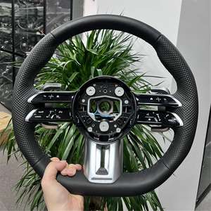 Nouveau Volant de Luxe en Cuir Véritable Haut de Gamme Compatible avec <span class=keywords><strong>Mercedes</strong></span> AMG W223 W213 206 W222 GLC X253 C253 CLA W117 - Product Image 2