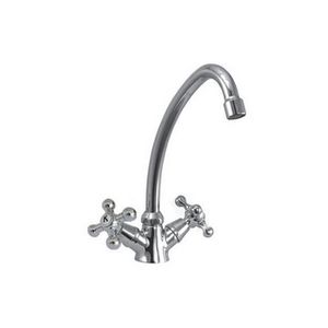 Robinet de lavabo à un seul trou de la série Creta, chromé - Product Image 1