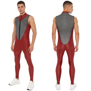 Traje de Baño Masculino de Alta Calidad, Mono Brillante, Pantalones Largos, Leggings, Catsuit, Ropa de Club, Fabricante de Trajes de Baño Personalizados - Product Image 2