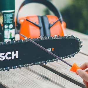 Kit de limas de motosierra eléctrica limas redondas de acero de mano con mango <span class=keywords><strong>para</strong></span> afilado de motosierra 5/32 7/32 <span class=keywords><strong>3</strong></span>/16 pulgadas - Product Image 3