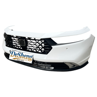Kit de Parachoques de Primera Calidad OEM para Honda Accord con Rejilla, Radiador, Faros LED, Guardabarros, Rejilla de Ventilación, Capó, Kit de Carrocería de Repuesto