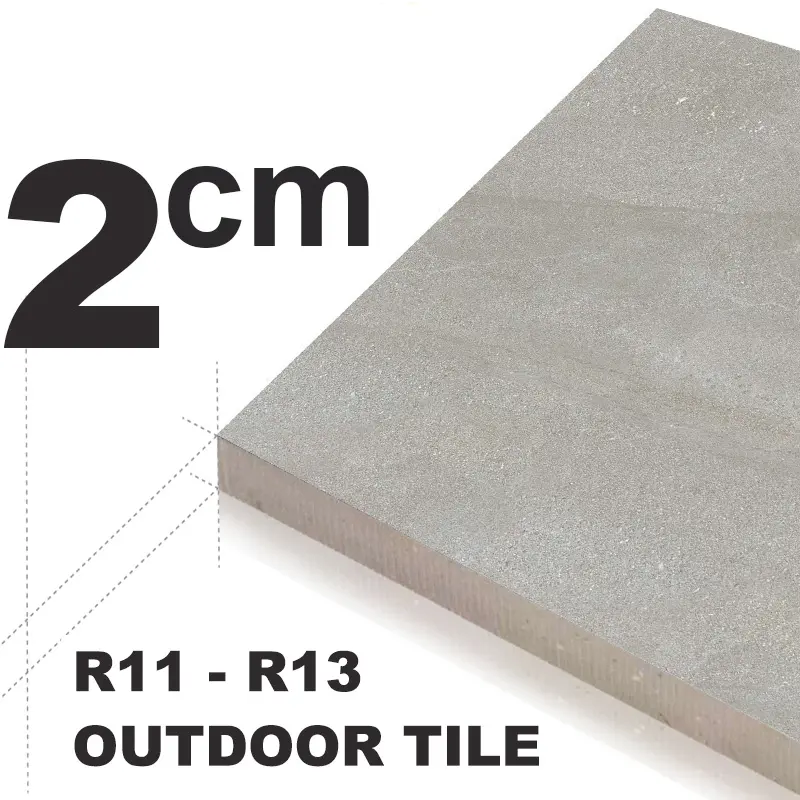 R11 anti slip matt Sandstone 60x60 outdoor ceramic floor tiles for backyard