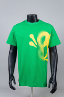 T-shirt décontracté ample à manches courtes avec logo imprimé classique Central Cee de la marque de mode américaine Synaa