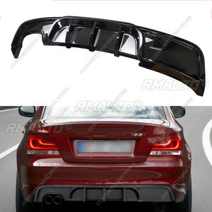Diffuseur arrière style M Performance pour BMW E82 E88, lèvre de pare-chocs arrière, séparateur pour Série 1 120d 125d 130i 135i M-TECH 2007-2014 Tuning - Product Image 2