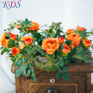 Usine en gros 140 cm Fleur De Vigne Artificielle Rose Fleur Vigne fleur Artificielle Pour Mariage En Plein Air Fête Guirlande Décor - Product Image 6