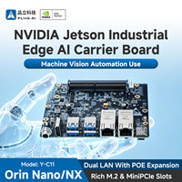 Kit de développement Jetson Orin NX/Orin Nano PLink Y-C11, carte mère professionnelle avec 4x USB 3.0, double RJ45 et M.2