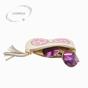 En gros personnalisé marque designer en cuir PU <span class=keywords><strong>étui</strong></span> <span class=keywords><strong>à</strong></span> lunettes <span class=keywords><strong>souple</strong></span> - Product Image 3