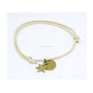 New Charms Cord Bracelet Jewelry Stainless Steel Bracelet - Product Image 3