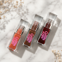 Huile à Lèvres Personnalisée avec Logo Privé, Vente en Gros, Gloss Hydratant Coloré, OEM ODM, Huile Réparatrice Nourrissante pour les Lèvres