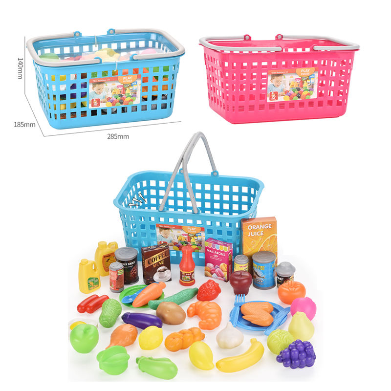 Juego de cocina de plástico para niños, juguete de simulación de