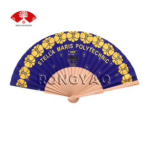 Tùy Chỉnh In Gốc Gỗ Xương Sườn + Vải Gấp Fan Tay Quạt Gỗ - Product Image 6