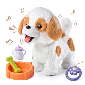 Jouet interactif pour enfants Tumama, chiot en peluche électronique, contrôle par laisse, peluche réaliste, chien musical qui marche, jouet pour garçon et fille - Product Image 6