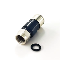 Connecteur de câble coaxial RF étanche de type F mâle à compression pour antenne 75 ohms, câble RG11, caméra CCTV
