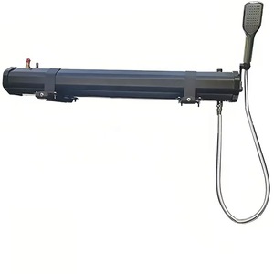 <span class=keywords><strong>Douche</strong></span> <span class=keywords><strong>solaire</strong></span> de camping, réservoir d'eau pressurisé portable, station de lavage avec tuyau et pulvérisateur pour le camping, la randonnée et la plage - Product Image 6