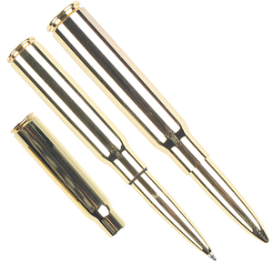 Bolígrafo Promocional Novedoso con Forma de Bala y Logotipo Personalizado - Product Image 1