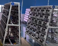 Estante de Inversión Inteligente Compatible con AGV, Carga/Descarga Automática, Recargable, para Suministro de Energía de PCB, Línea de Producción de Fábrica Inteligente