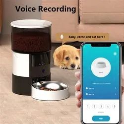 Pemberi makan anjing dan kucing, gaya Remote kontrol Wifi pintar 2025 pemberi makan mangkuk <span class=keywords><strong>Pe</strong></span> otomatis untuk anjing dan kucing - Product Image 5