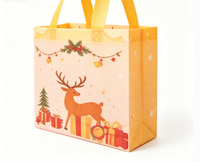 Sac fourre-tout pliable réutilisable en non-tissé avec motif lettres thermocollées, grand format, avec bandoulière, pour promotion et shopping