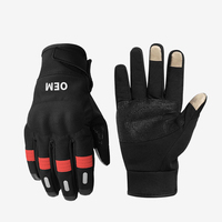 Gants de course d'hiver personnalisés MOTOCENTRIC moto moto moto écran respirant gants de protection tactile hommes