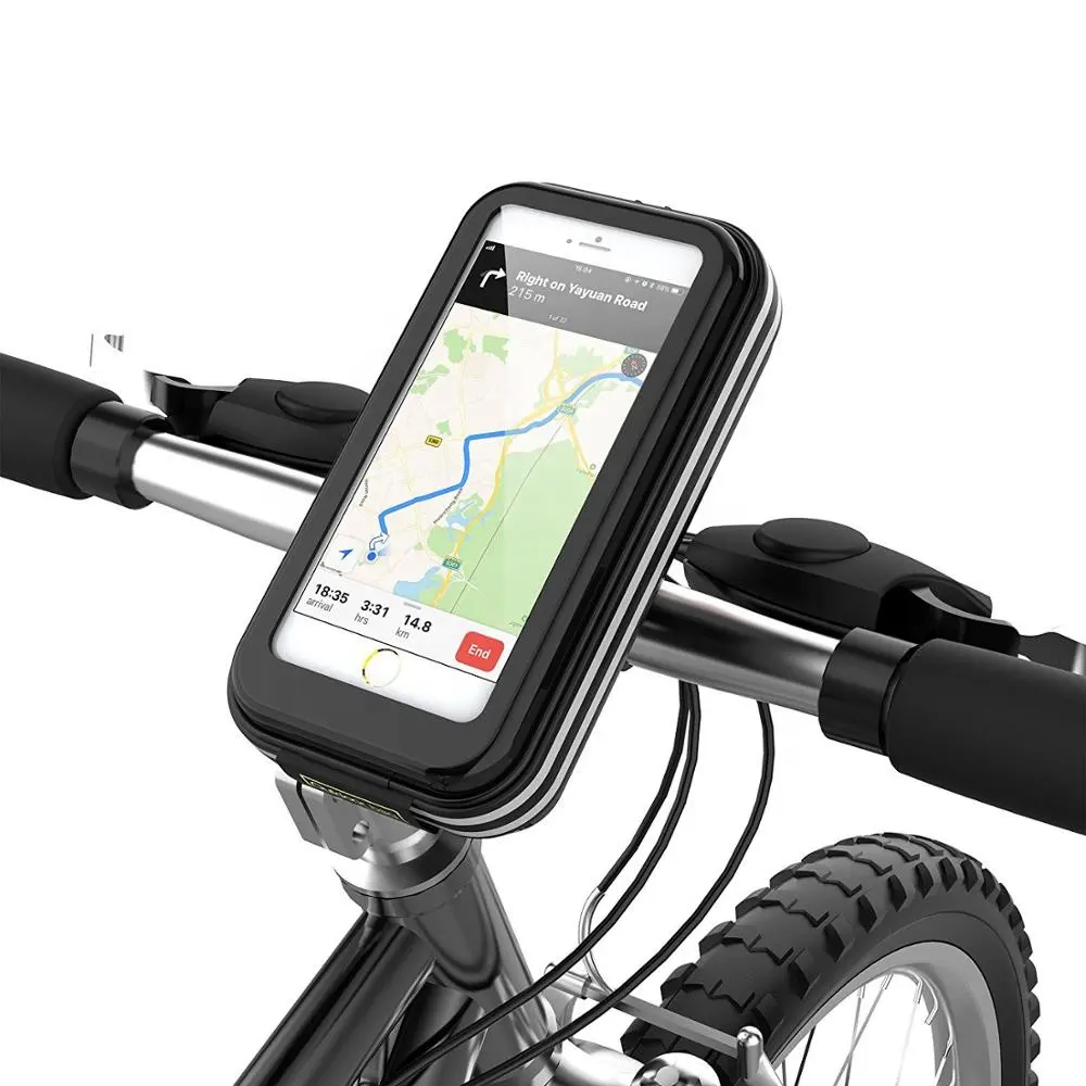 2021 नवीनतम उच्च गुणवत्ता निविड़ अंधकार सेल फोन बाइक मामले बैग फोन धारक बाइक माउंट सहायक उपकरण मोबाइल फोन