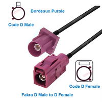 Adaptateur RF Fakra RG174 50 OHM DC-6GHz, connecteur mâle/femelle, câble pigtail, antenne radio GPS pour voiture