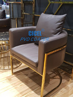 CICEL CCZK-2242-ION CCZK-2030-ION métal meubles chaises tables or machine de placage pvd