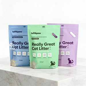 Wholesale Cat Litter <b>Bags</b> 6L 10L 20L | Heavy Duty Moisture Proof Flat Bottom <b>Vacuum</b> Packaging with Handle - Product Image 4