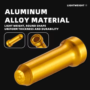 VXM Embouts de câble de frein et de dérailleur en aluminium colorés pour vélo, accessoires de cyclisme - Product Image 5