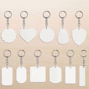 Promotional Company Activity Gifts <b>Custom</b> LOGO Durable Two-Sided Thermal Transfer Printed Wood Keyring <b>Keychain</b> - Product Image 4