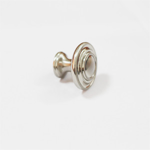Zinc Alloy Round Cabinet <b>Knob</b> 32x25 Minimalist Design Durable Furniture Hardware Pull Handle - Product Image 3