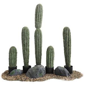 Plante Artificielle Grande Taille Pas Chère, Plantes Artificielles Suspendues pour Extérieur, Petits Poteaux Muraux, Cactus Artificiel avec Fleur - Product Image 6