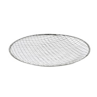 Grille de barbecue ronde en acier inoxydable