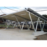 Structure de montage de carport solaire photovoltaïque étanche, structures de support de carport