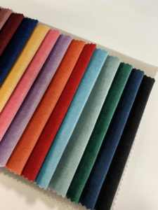 Tela 100% poliéster lisa, <span class=keywords><strong>Material</strong></span> textil de terciopelo italiano para el hogar, funda de sofá, cortina - Product Image 4