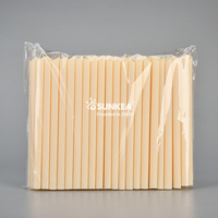 PHA Paille en fibre de canne à sucre pailles dégradables domestiques pailles compostables à base de plantes