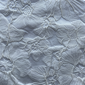 Neues Abstraktes Design Maßgefertigter Gewebter 100% Polyester 125gsm Luxus-Blumen-Brokat Jacquard-Stoff für Damenkleider und Anzüge - Product Image 4